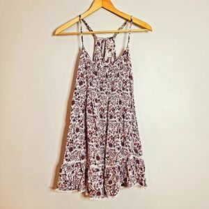 American Eagle Outfitters Floral Mini Dress Size S Spaghetti Strap Light Weight
